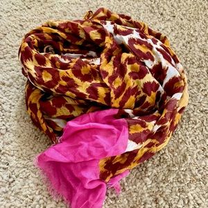 NWT Kate Spade Leopard Scarf